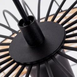 Suspension Samal Noir, 1 lumière