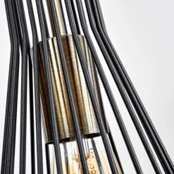 Suspension Samorinha Noir, 1 lumière