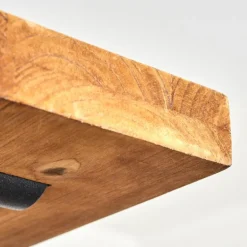 Suspension Schanis Écru, Noir, 5 lumières