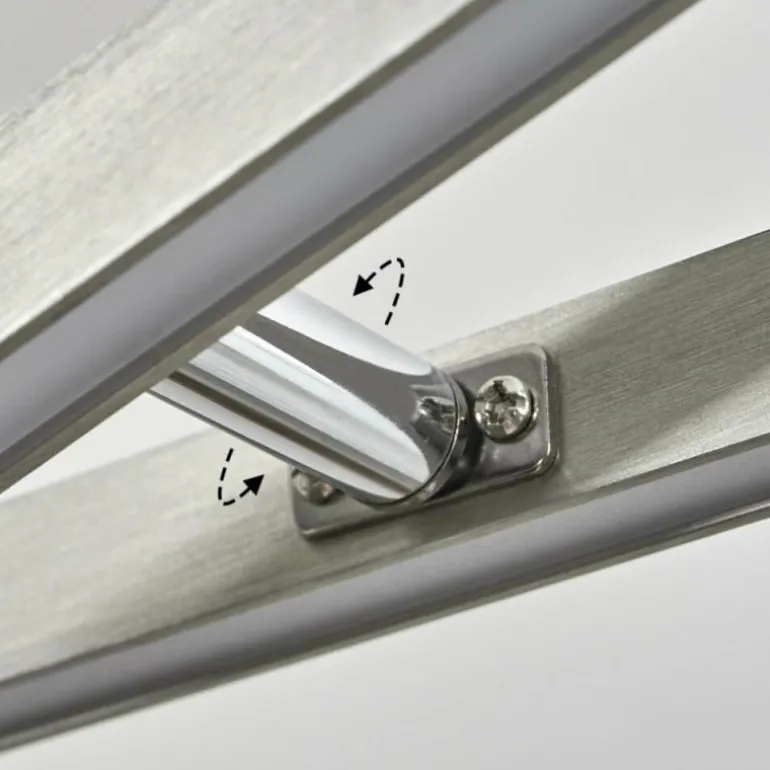 Suspension Schleitheim Chrome, Nickel mat, Blanc, 1 lumière