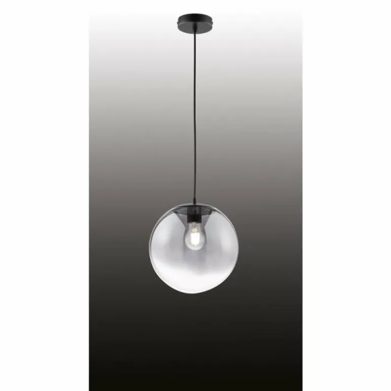 Suspension SCHÖNER WOHNEN-Kollektion MIRROR Noir, 1 lumière