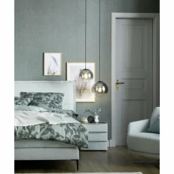 Suspension SCHÖNER WOHNEN-Kollektion MIRROR Noir, 1 lumière