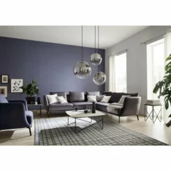 Suspension SCHÖNER WOHNEN-Kollektion MIRROR Noir, 1 lumière