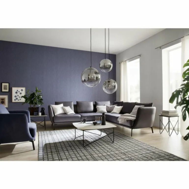 Suspension SCHÖNER WOHNEN-Kollektion MIRROR Noir, 1 lumière