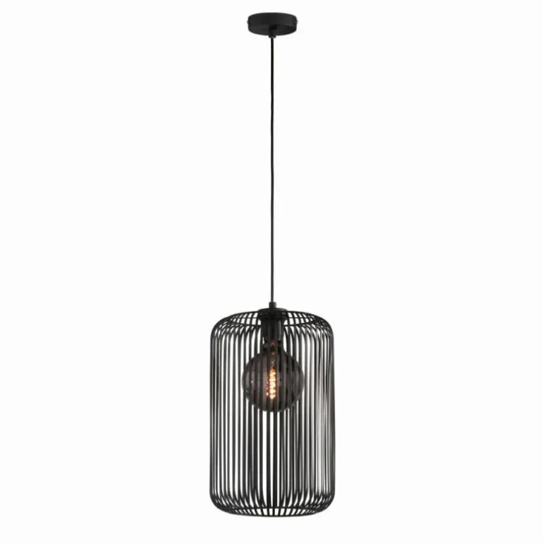 Suspension SCHÖNER WOHNEN-Kollektion Cage Noir, 1 lumière
