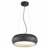 Suspension SCHÖNER WOHNEN-Kollektion Wood LED Couleur bois, Noir, 1 lumière