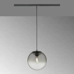 Suspension SCHÖNER-WOHNEN-Kollektion HV-Track Lina Stina Noir, 1 lumière