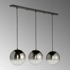 Suspension SCHÖNER-WOHNEN-Kollektion Mirror Noir, 3 lumières