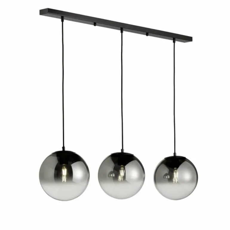 Suspension SCHÖNER-WOHNEN-Kollektion Mirror Noir, 3 lumières