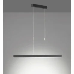 Suspension SCHÖNER-WOHNEN-Kollektion Straight LED Noir, 1 lumière