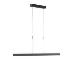Suspension SCHÖNER-WOHNEN-Kollektion Straight LED Noir, 1 lumière