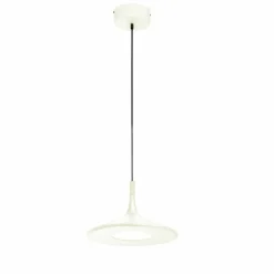 Suspension SCHÖNER-WOHNEN-Kollektion Slim LED Crème, 1 lumière