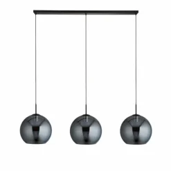 Suspension Searchlight Amsterdam Noir, 3 lumières