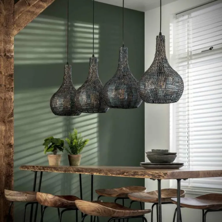 Suspension Seda, 4 lumières