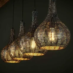 Suspension Seda, 4 lumières