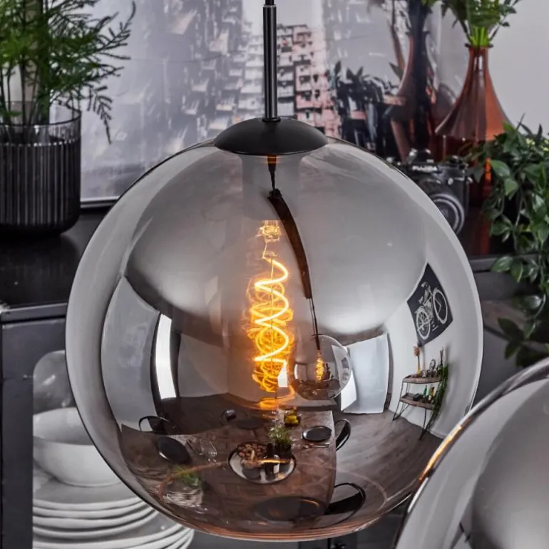 Suspension Semrong Noir, 3 lumières