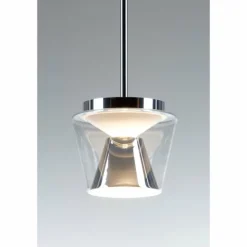 Suspension Serien Lighting ANNEX LED Aluminium, Transparent, 1 lumière