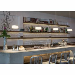 Suspension Serien Lighting CURLING LED Aluminium, 1 lumière