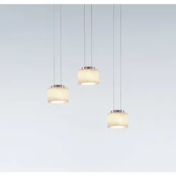 Suspension Serien Lighting REEF LED Acier inoxydable, 1 lumière