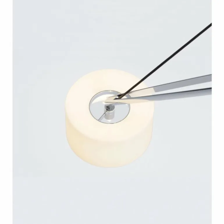 Suspension Serien Lighting TWIN LED Chrome, 2 lumières