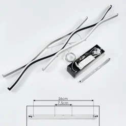 Suspension Serlande LED Aluminium, 1 lumière