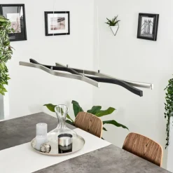 Suspension Serlande LED Aluminium, 1 lumière