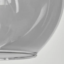 Suspension Sernf Noir, 3 lumières