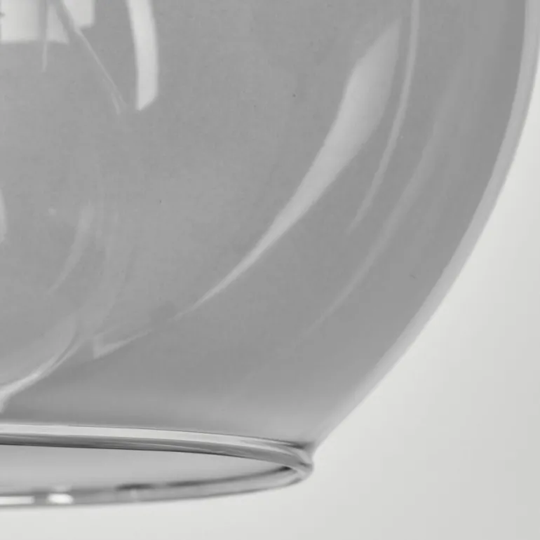 Suspension Sernf Noir, 3 lumières