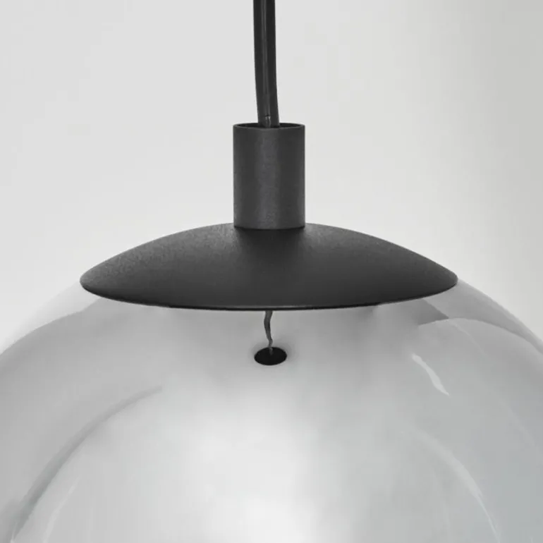 Suspension Sernf Noir, 1 lumière