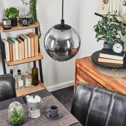 Suspension Sernf Noir, 1 lumière