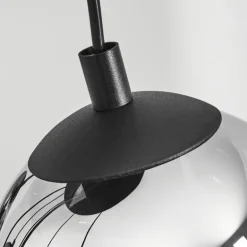 Suspension Sernf Noir, 10 lumières