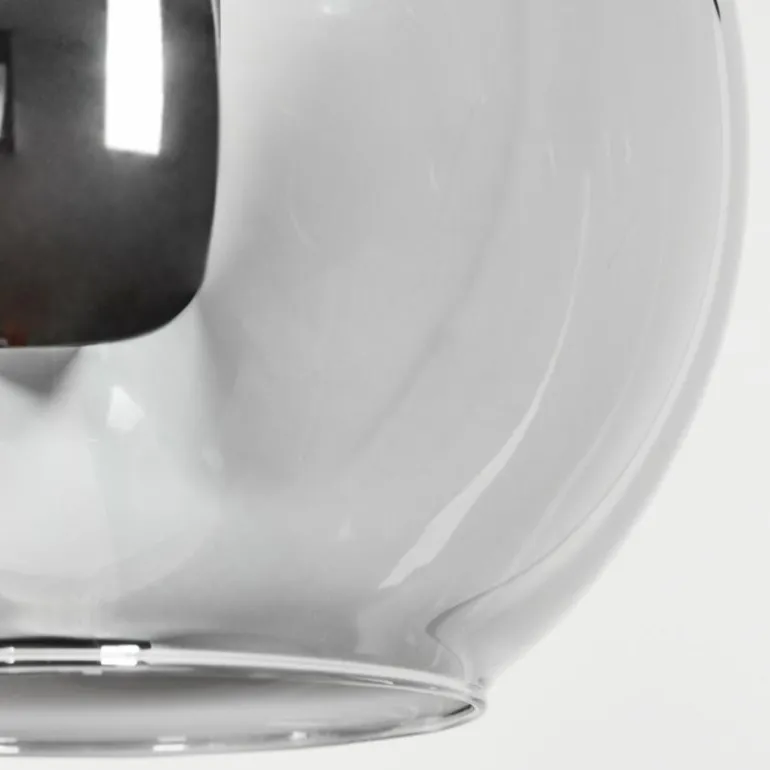 Suspension Sernf Noir, 10 lumières