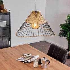 Suspension Shalo Noir, 1 lumière