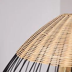 Suspension Shalo Noir, 1 lumière