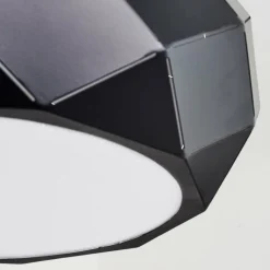 Suspension Shouver Noir, 3 lumières