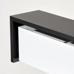 Suspension Siders LED Noir, 1 lumière, Changeur de couleurs