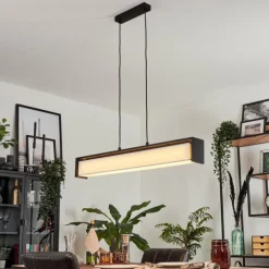 Suspension Siders LED Noir, 1 lumière, Changeur de couleurs