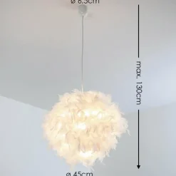 Suspension Skaulo Blanc, 1 lumière