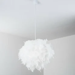 Suspension Skaulo Blanc, 1 lumière