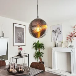 Suspension Sénal Chrome, 1 lumière