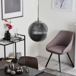 Suspension Sénal Chrome, 1 lumière