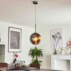 Suspension Sénal Chrome, 1 lumière