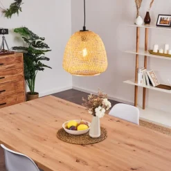 Suspension Solera Noir, 1 lumière