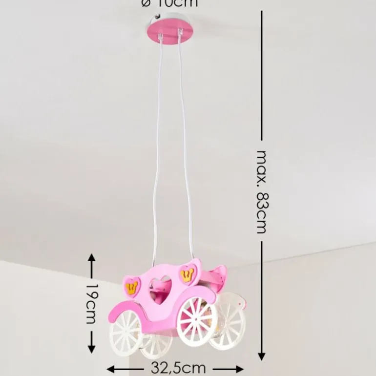 Suspension Srono Rose, 2 lumières