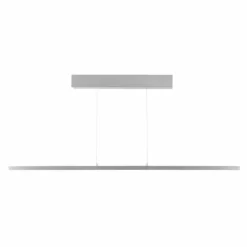 Suspension Steinhauer Bande LED Acier brossé, 4 lumières