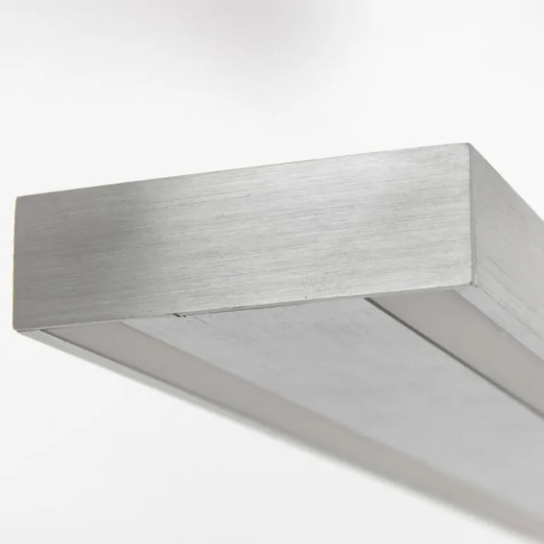 Suspension Steinhauer Bande LED Acier brossé, 4 lumières