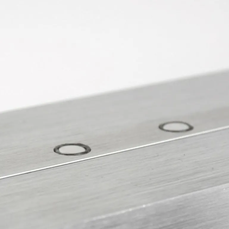 Suspension Steinhauer Bande LED Acier brossé, 4 lumières