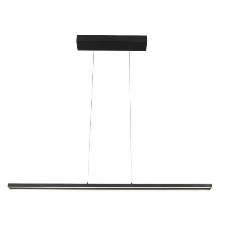 Suspension Steinhauer Bande LED Noir, 4 lumières