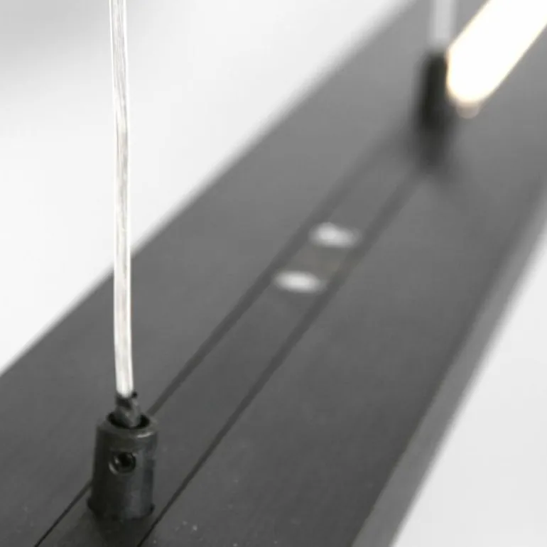 Suspension Steinhauer Bande LED Noir, 4 lumières