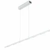 Suspension Steinhauer Bloc LED Acier brossé, 11 lumières